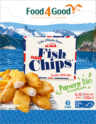 Aiguillettes de Colin d’Alaska façon Fish and Chips