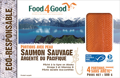 Saumon Sauvage Argenté du Pacifique